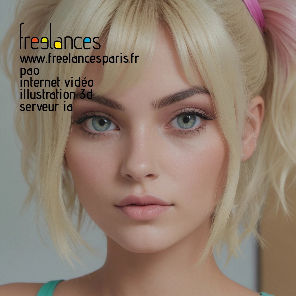 Pao mise en page internet vidéo illustration 3d serveur IA générative AI freelance paris studio de création magazines 8l3ji370
